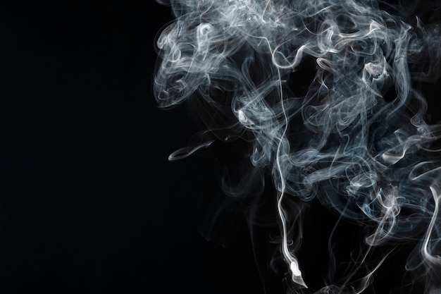 Free photo dark smoke background, textured wallpaper in high resolution