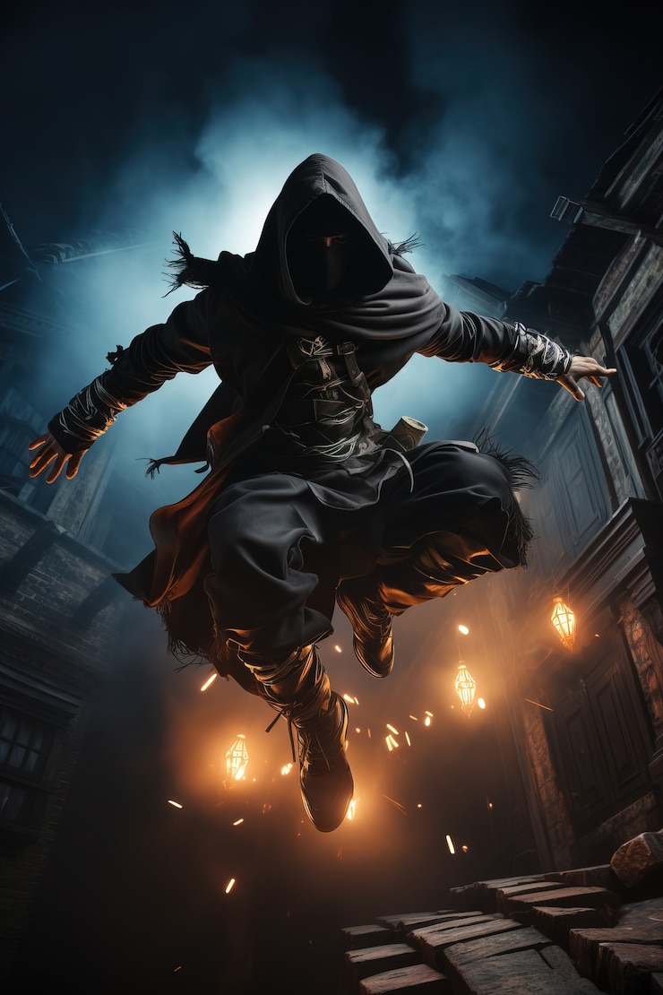 Free Photo dark style ninja naruto