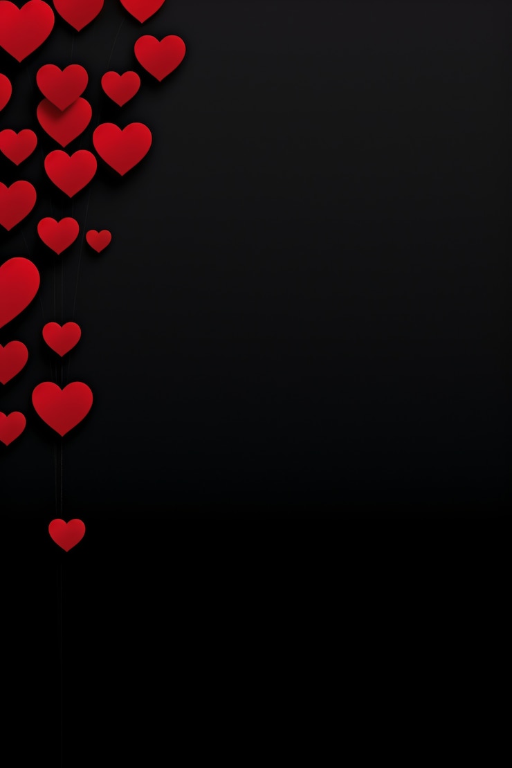 Free Photo dark style valentines day celebration