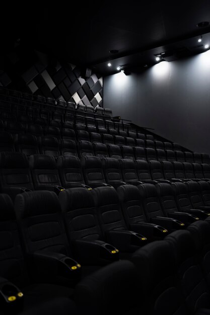 Dark vip cinema studio still life