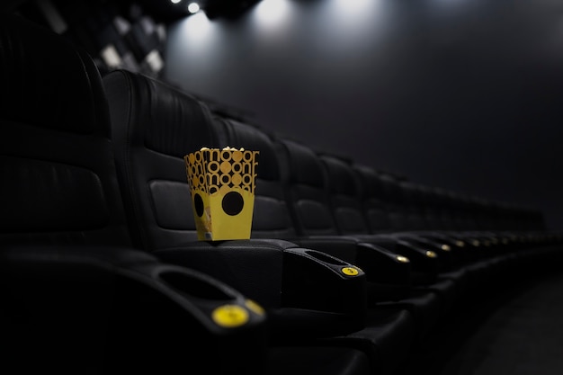 Dark vip cinema studio still life