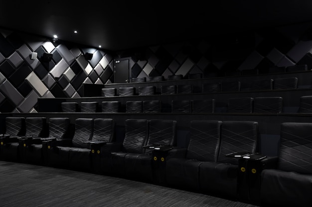 Foto gratuita dark vip cinema studio ancora in vita