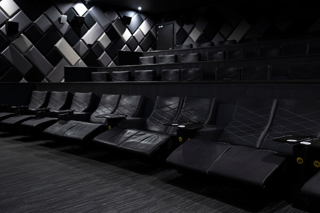 Dark vip cinema studio still life