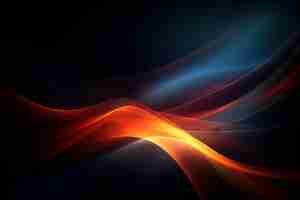 Free photo dark waving abstract background