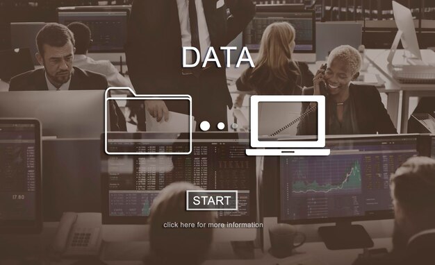 Free photo data database analysis system information concept