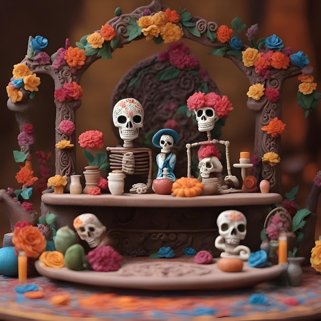 Day of the Dead Dia de los Muertos Mexican holiday
