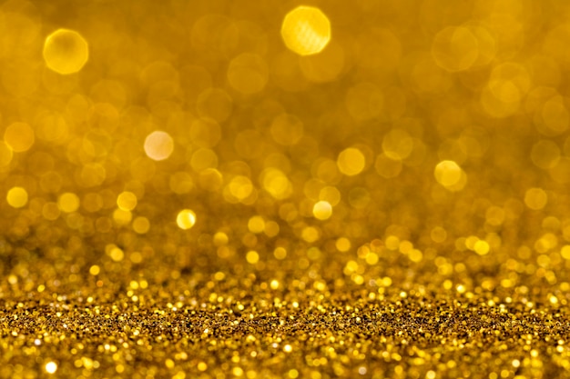 Free photo dazzling gold glitter