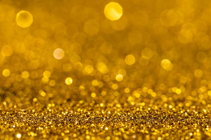 Free Photo dazzling gold glitter