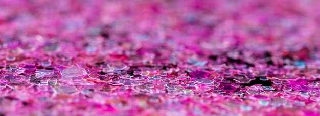 Dazzling pink glitter