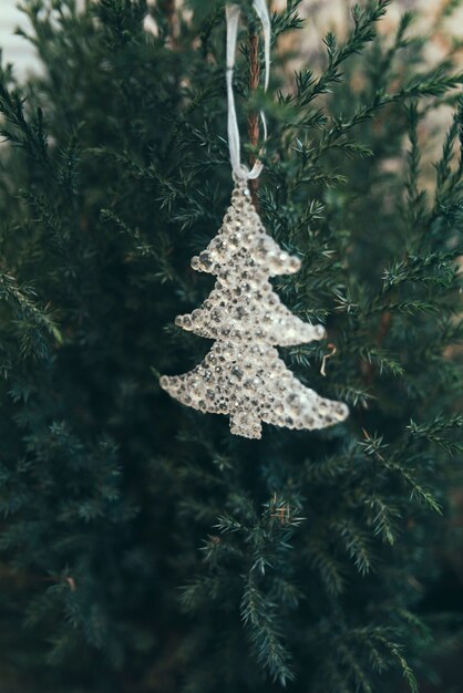 Decoration on christmas tree