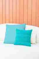 Free photo decoration furniture comfort pillows decor