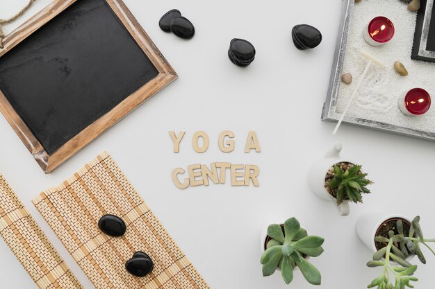 Decoration for yoga center