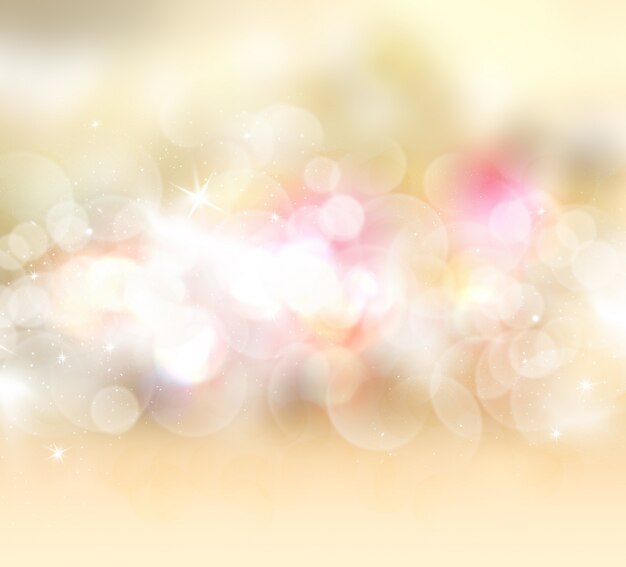 Free photo decorative background with bokeh lights effect