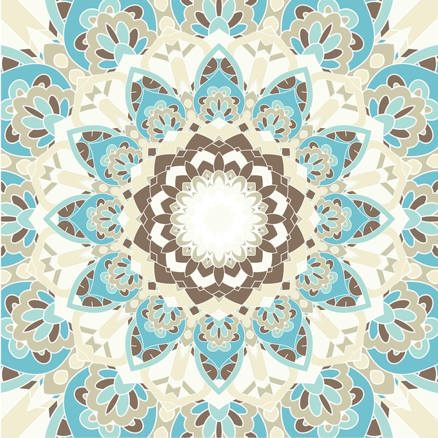 Decorative background with an ethnic style pattern design