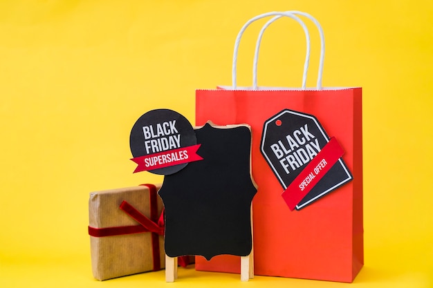 Free photo decorative black friday composition