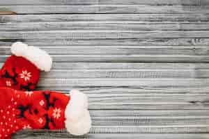 Free photo decorative christmas concept with socks