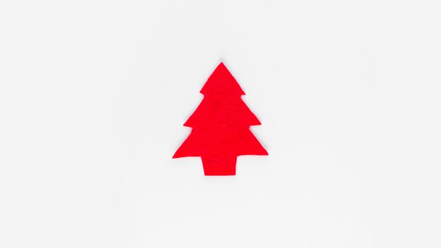 Decorative fir tree on light board 