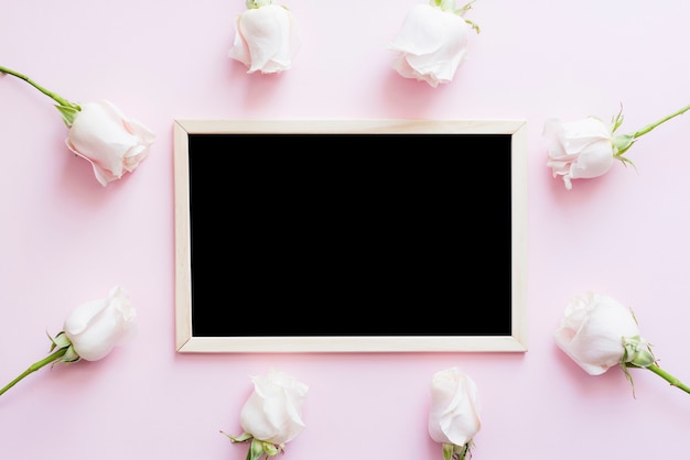 無料写真 黒板で装飾的な花