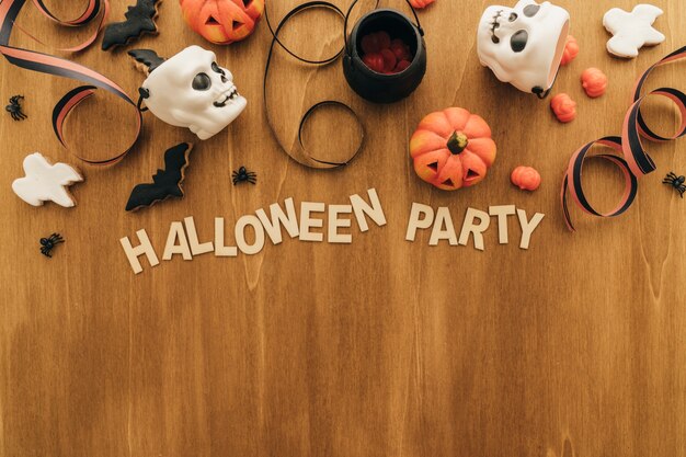 Free photo decorative halloween concept