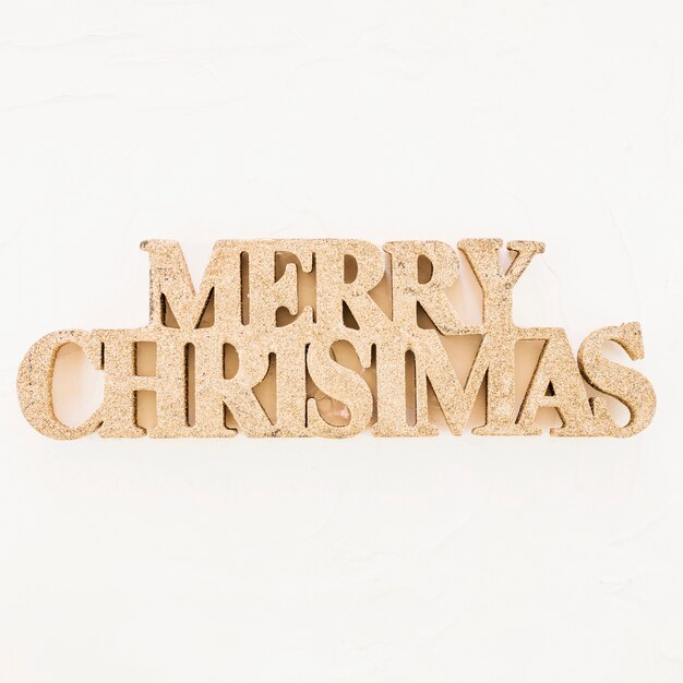 Decorative merry Christmas inscription 