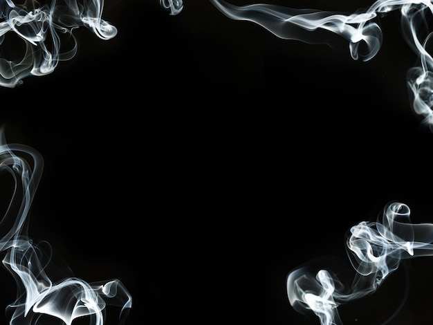 Бесплатное фото Декоративная рамка дыма