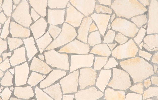 Decorative stone wall