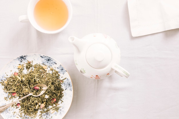 Decorative tea still life