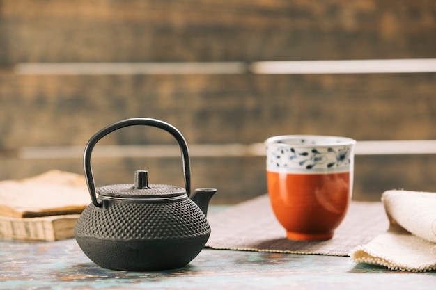 Decorative tea still life