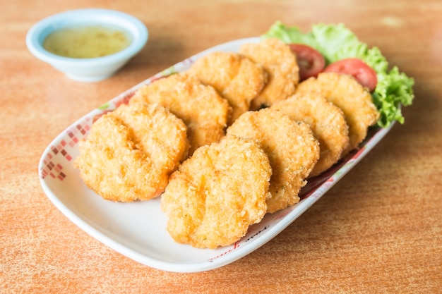 Deep fried shrimp cake