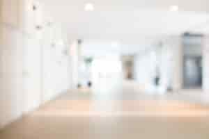 Free photo defocused corridor