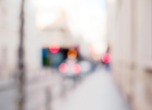 Defocused street