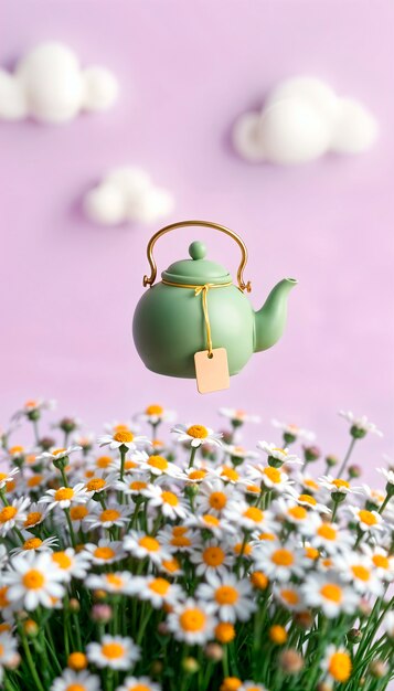 delicious 3d tea drink