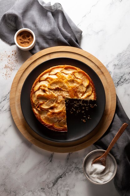 Delicious apple pie assortment