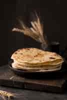 Free photo delicious assortment of nutritious roti