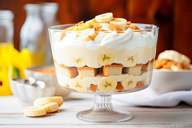 Free photo delicious  banana dessert