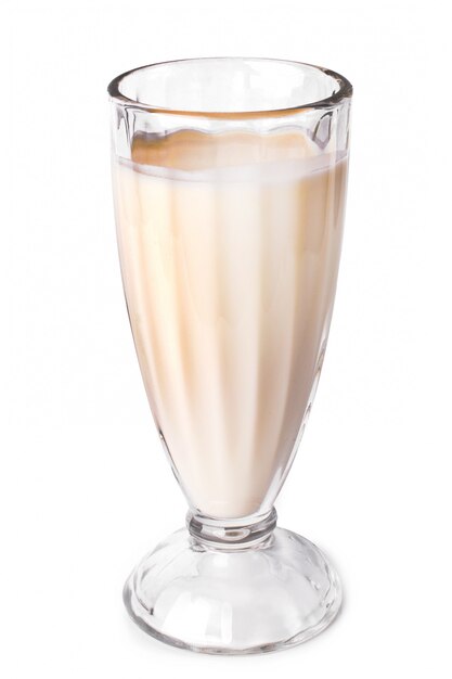 Delicious banana milkshake