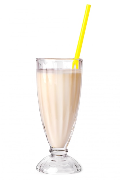 Delicious banana milkshake