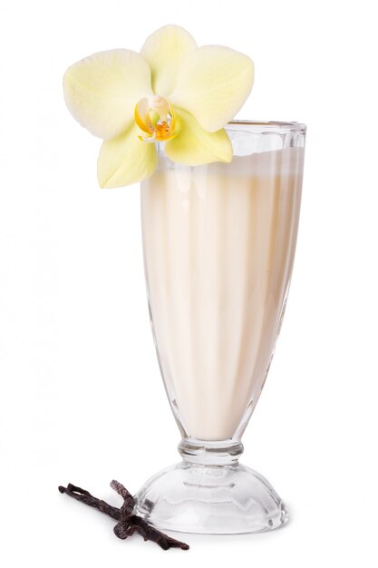 Delicious banana milkshake