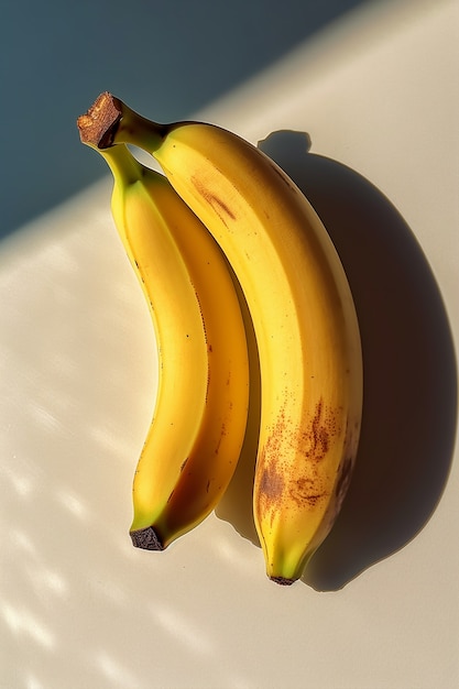 Free photo delicious bananas in studio