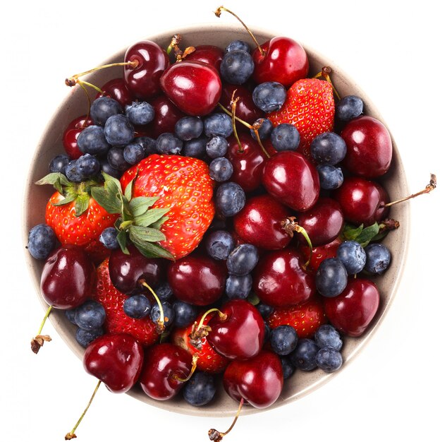 Delicious berries on the table