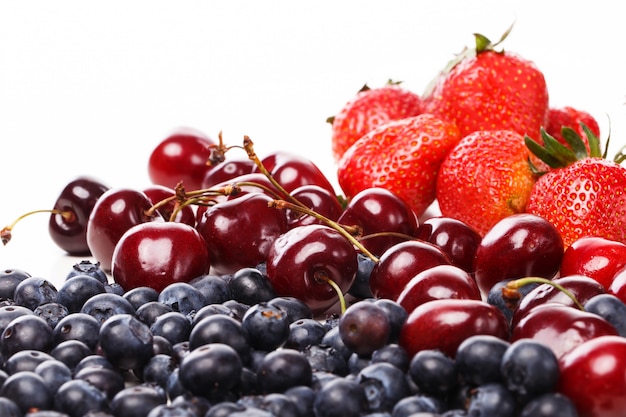 Delicious berries on the table