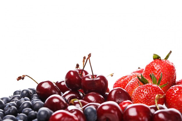 Delicious berries on the table