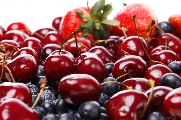 Delicious berries on the table