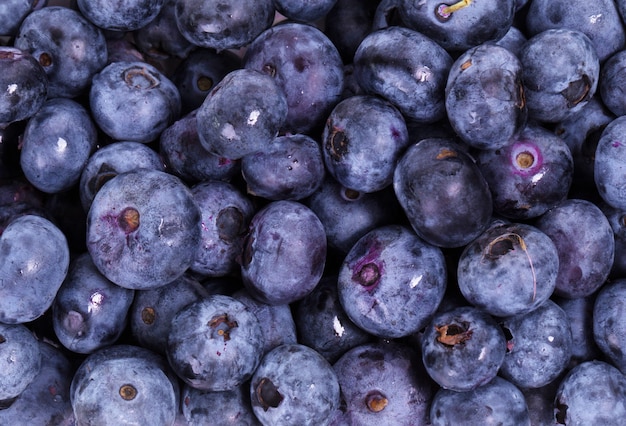 Delicious blueberry background