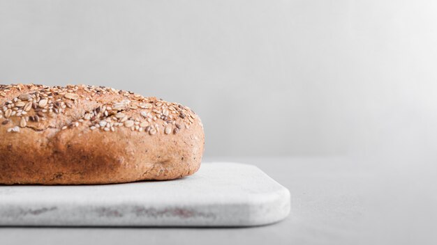 Delicious bread with organic seeds