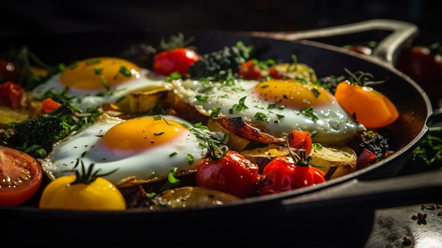 Foto gratuita deliziosa colazione sul tavolo