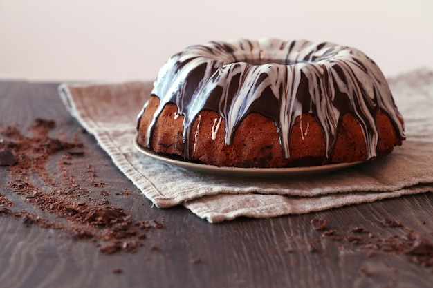 Бесплатное фото Вкусный торт с шоколадом
