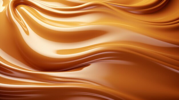 Delicious caramel waves