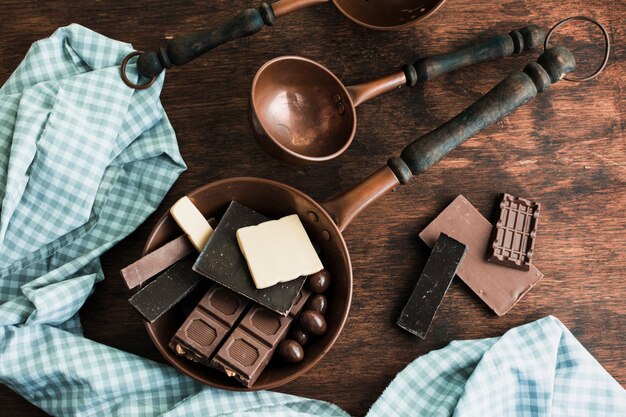 Delicious chocolate composition