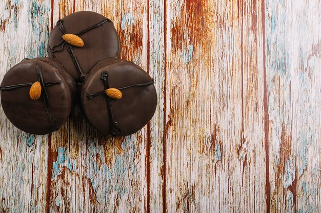 Delicious chocolate mini cakes